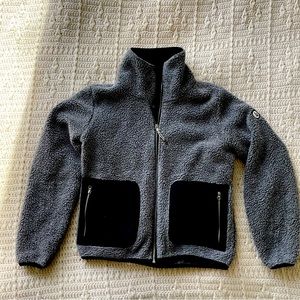 Vuori Alpine Sherpa fleece jacket gray s